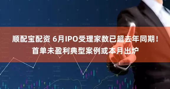 顺配宝配资 6月IPO受理家数已超去年同期！首单未盈利典型案例或本月出炉